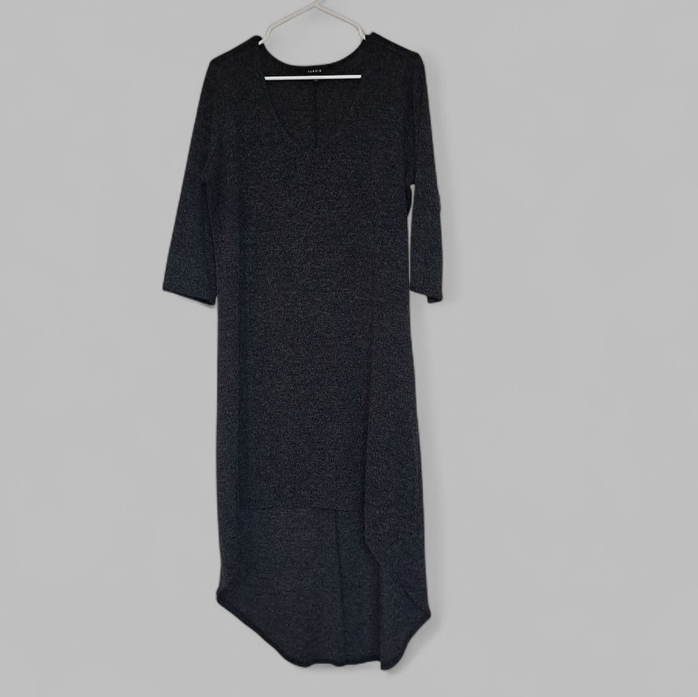 #016 Torrid 1 Hi Lo Midi Sweater Dress